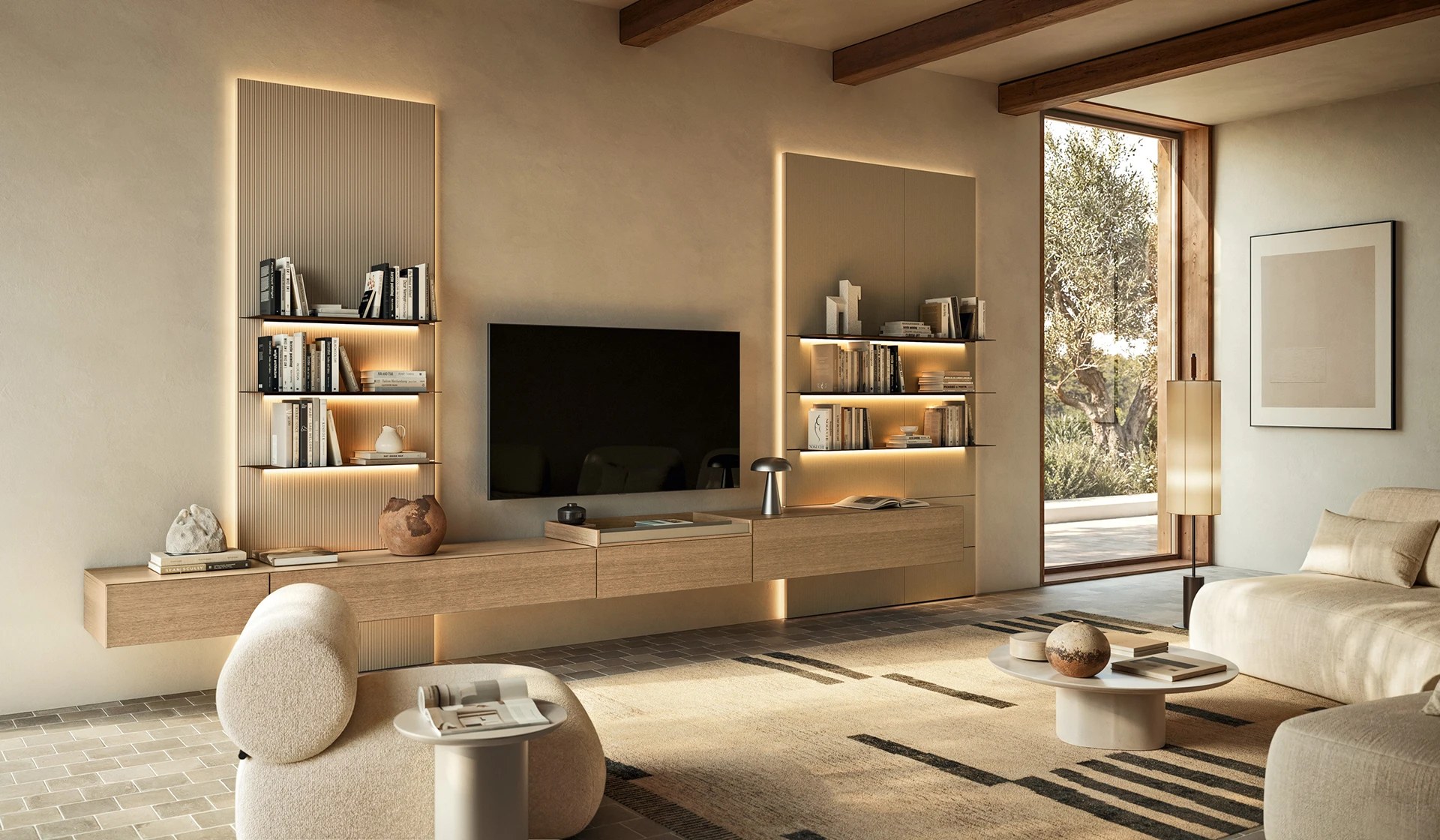 Möbelkuration — Minotti, Ditré Italia, San Giacomo